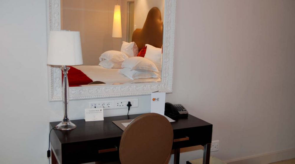 Bureau dans une chambre loft