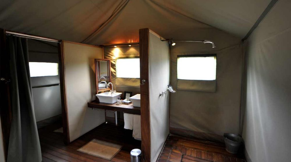 La partie salle de bains