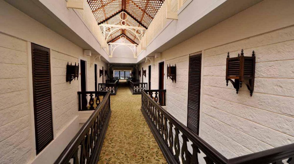 Couloir menant aux chambres