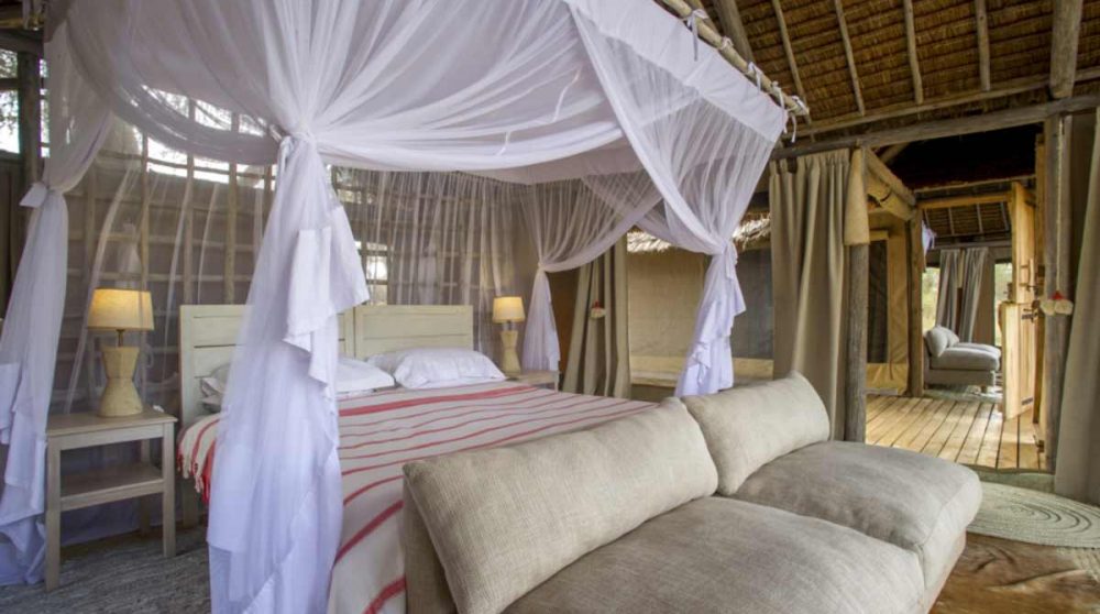 Une chambre d'une tente familiame