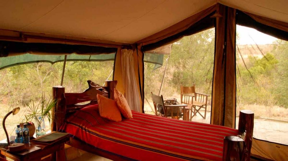 Autre vue d'une tente