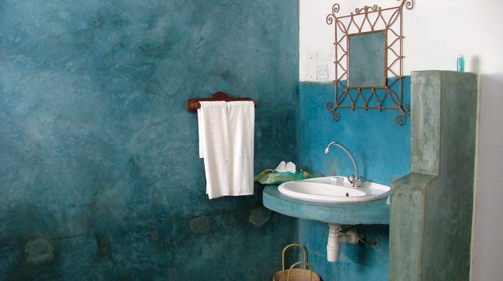 Lavabo dans la salle de bains