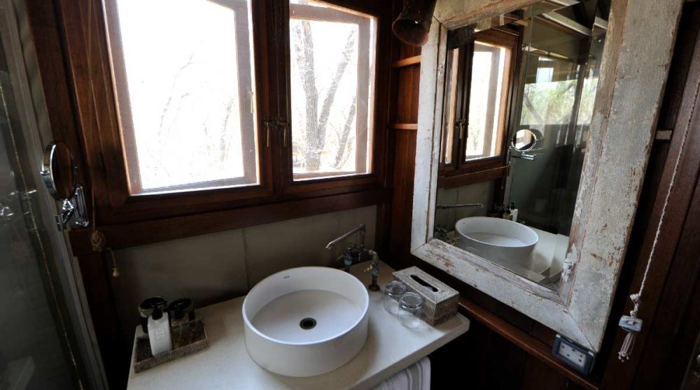 Le lavabo en Namibie