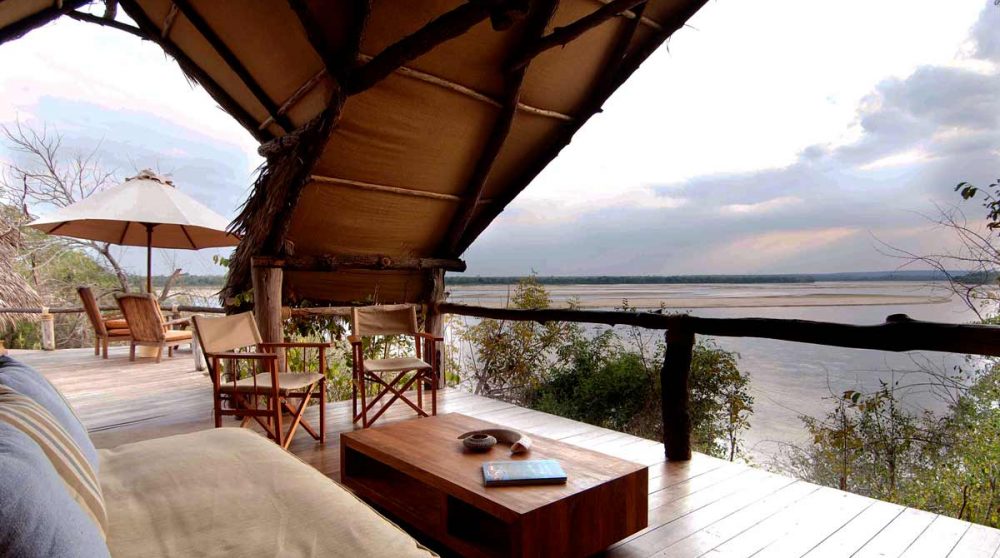 Terrasse d'une chambre en Tanzanie