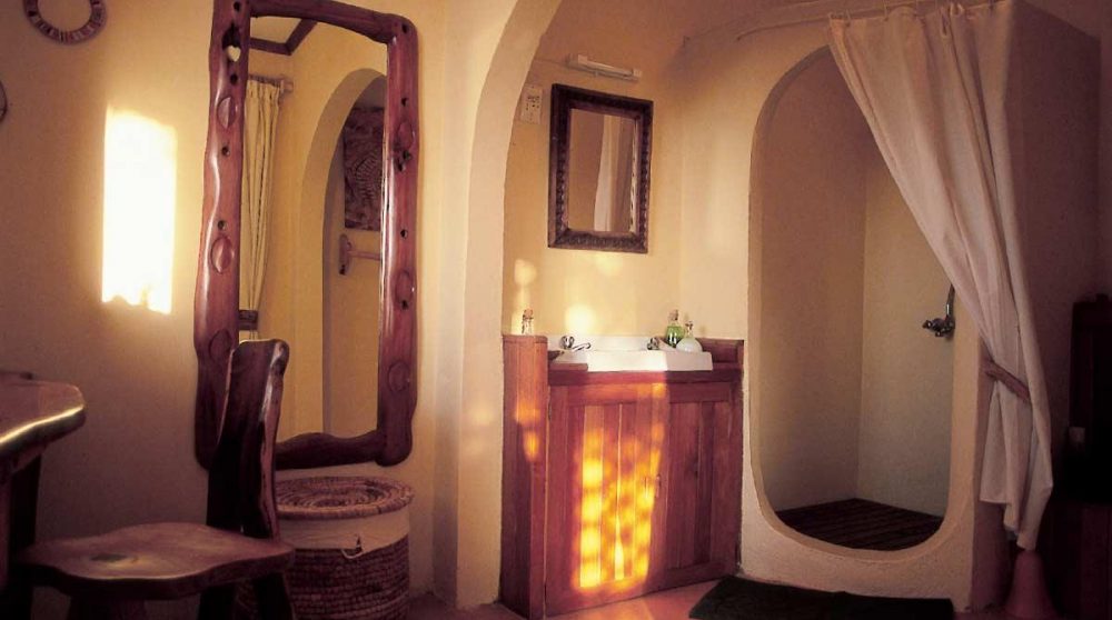 La salle de bains d'une chambre au Kenya
