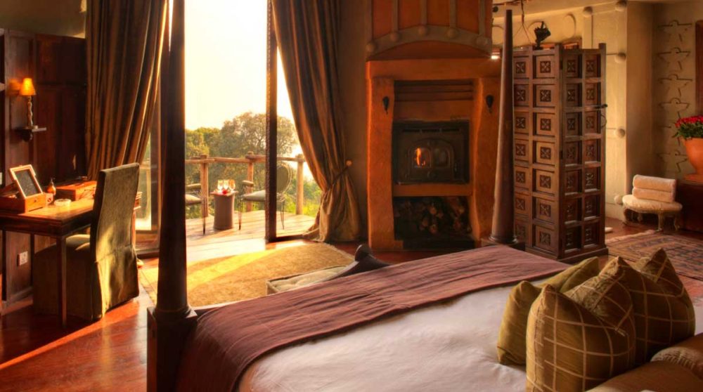 Autre vue d'une chambre au cratère du Ngorongoro