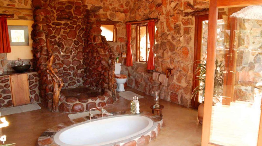 La salle de bains en Afrique du Sud