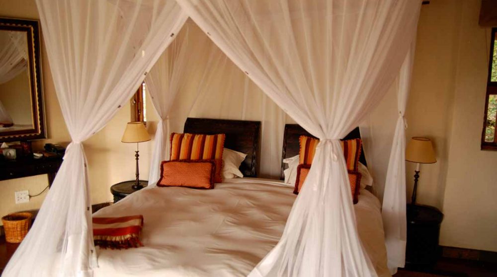 Autre vue d'un lit à Madikwe