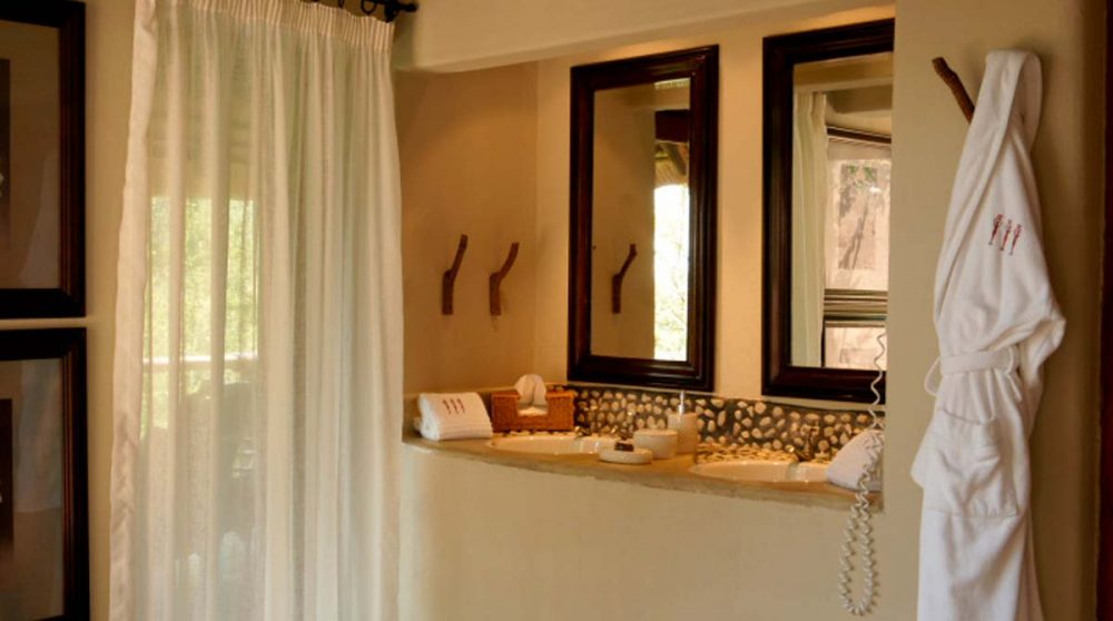La salle de bains près du Madikwe Game Reserve