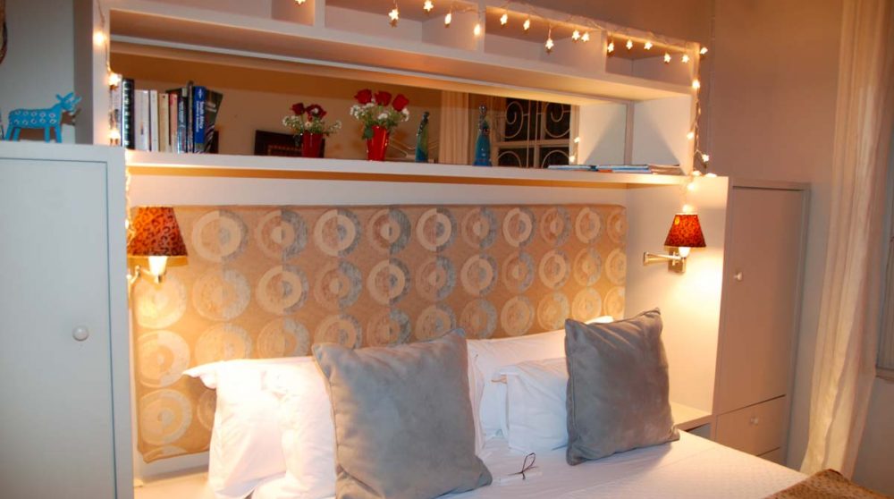 Une chambre avec lit double au Cap