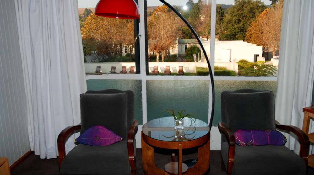 Vue sur la piscine en Afrique du Sud