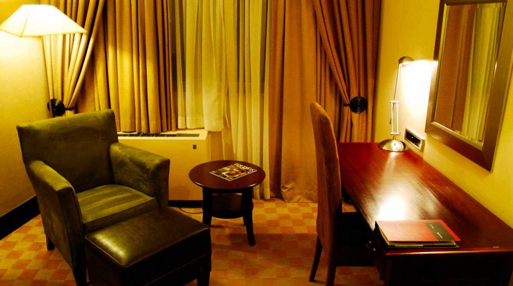 Coin bureau dans la chambre en Afrique du Sud