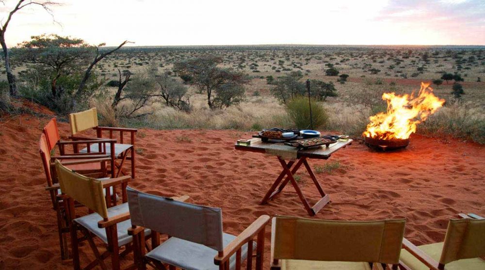 L'apéritif au coucher du soleil