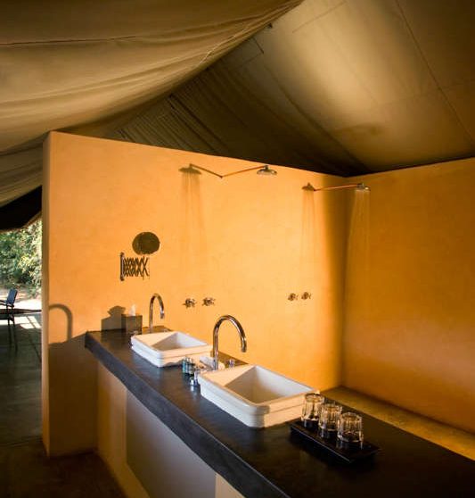 La salle de bains à Manyeleti