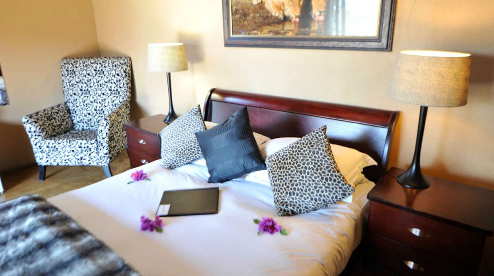 Décoration d'une chambre en Afrique du Sud