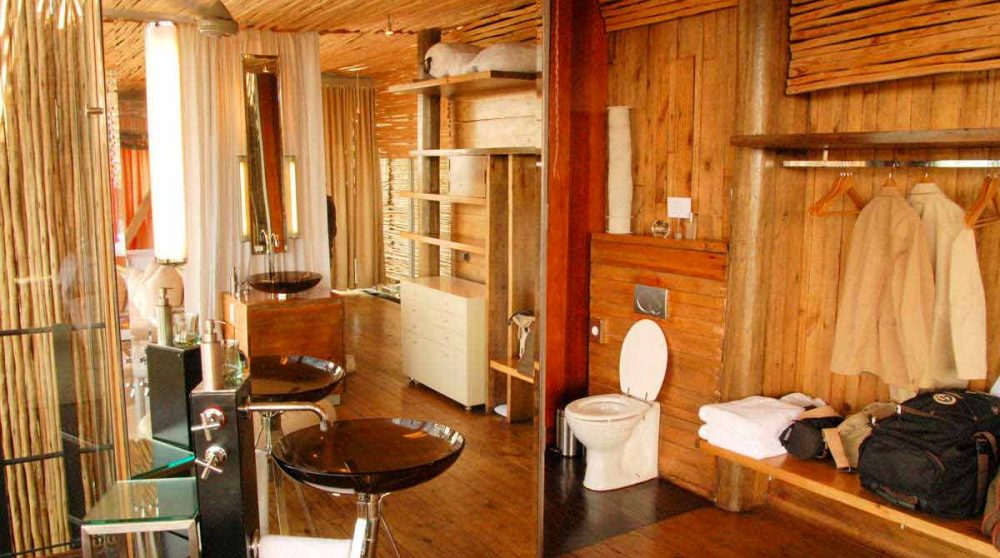 La salle de bains au parc Kruger