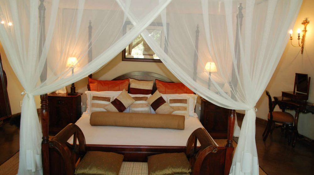Lit dans une Honeymoon suite en Afrique du Sud
