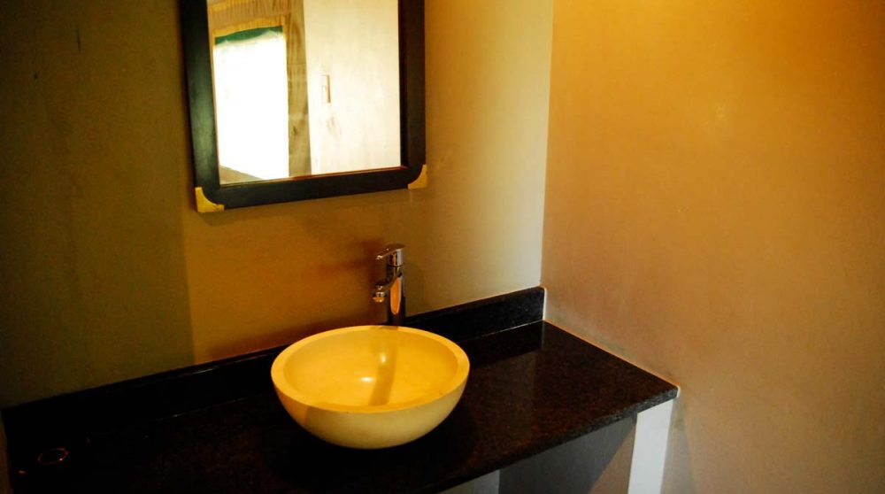 Lavabo dans la salle de bains dans le Kwazulu Natal