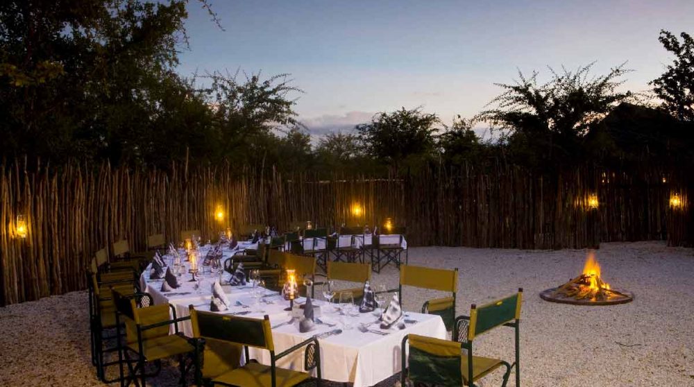 Dîner en extérieur