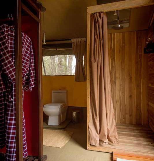 La douche dans le Serengeti