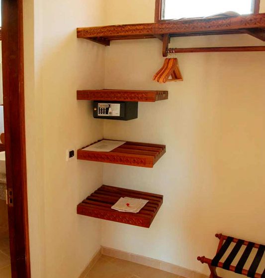 Autre vue de la chambre à Zanzibar