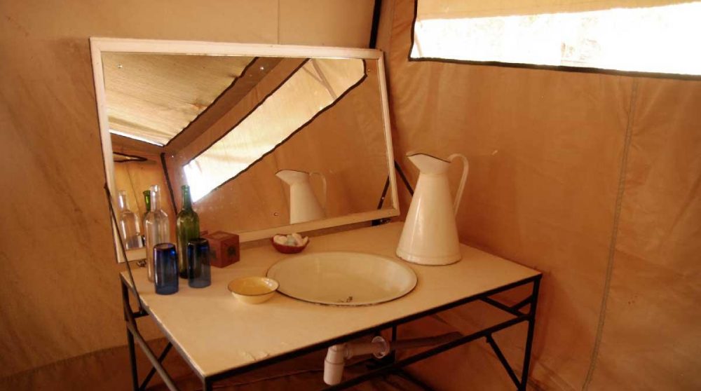 Espace pour la toilette au Meru National Parc