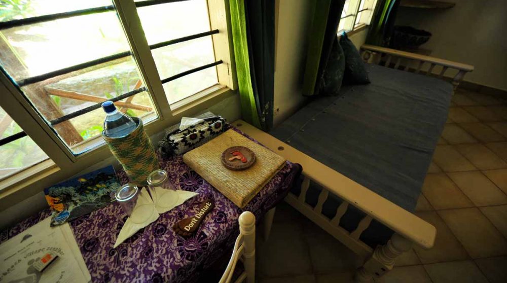 Banquette dans la chambre en Tanzanie