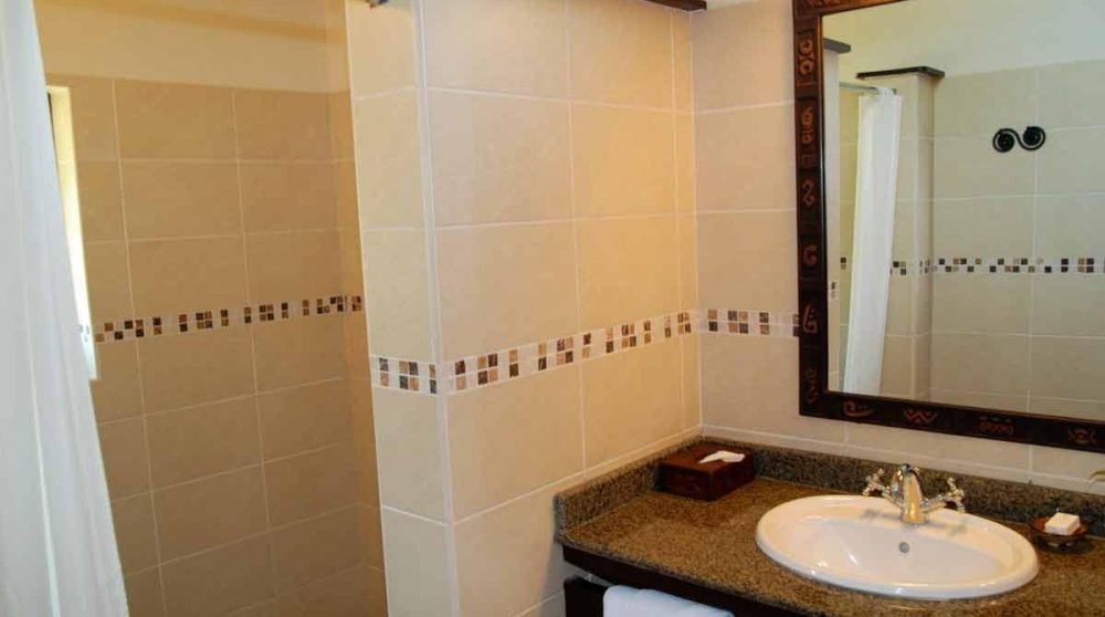 La salle de bains au Kenya