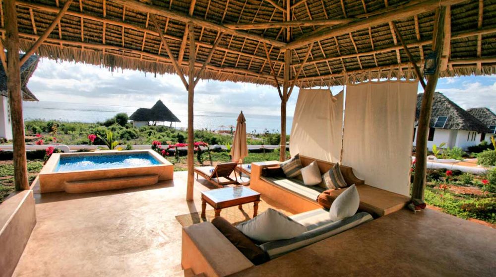 Autre vue de la terrasse en Tanzanie