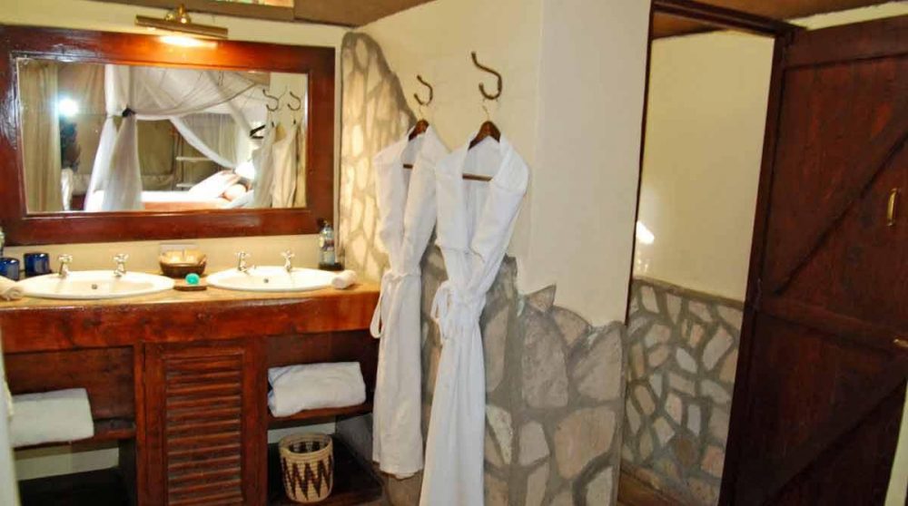 La salle de bains dans le Masai Mara