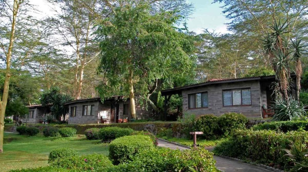 L'extérieur des chambres