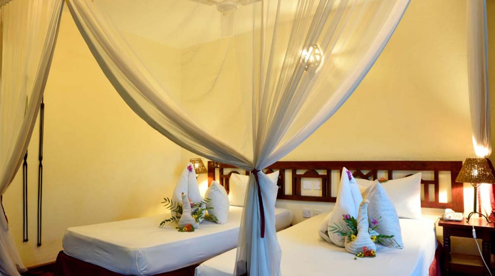 Les lits dans la chaùbre