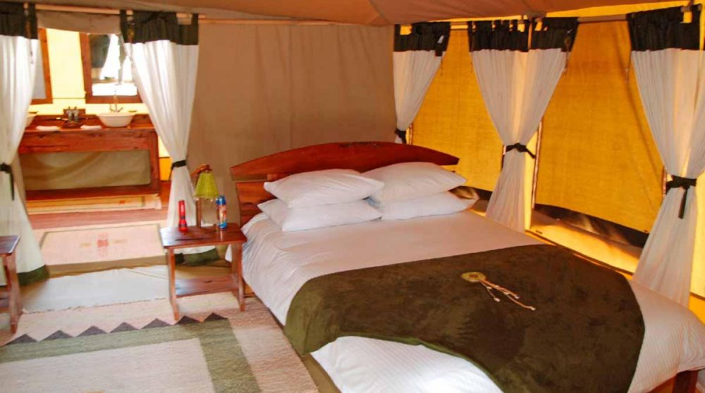 Autre vue d'une tente