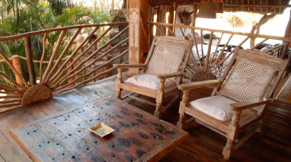 Le balcon d'une chambre