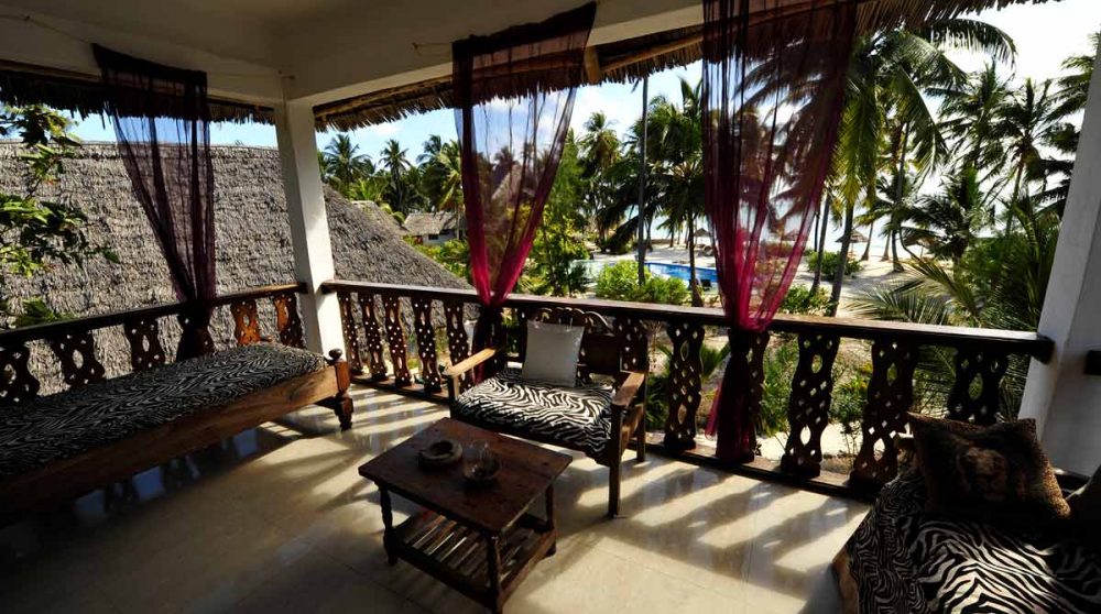 Le balcon avec vue sur la mer