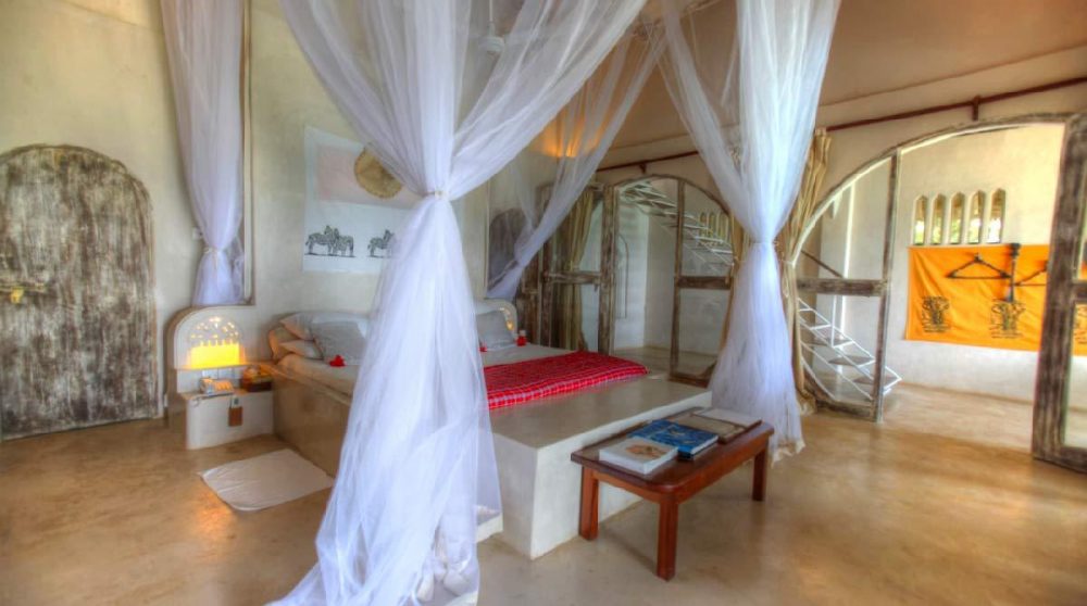 Autre vue de la chambre au Msambweni House