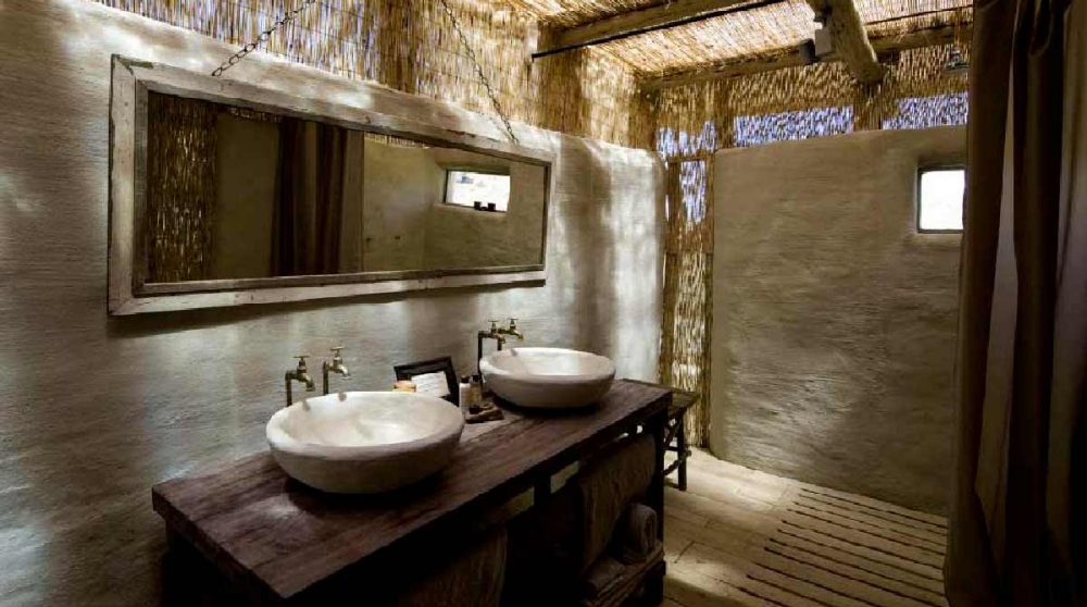 Salle de bains au Damaraland Camp