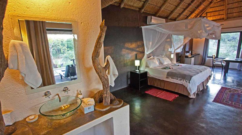 La salle de bains près du parc Kruger