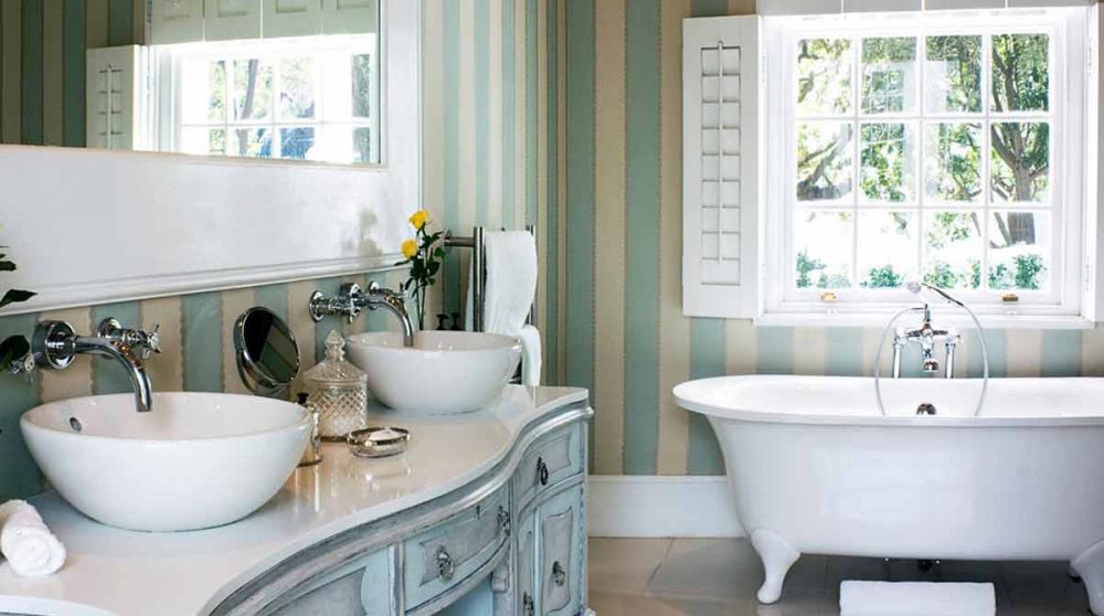 Autre vue de la salle de bains au Grand Dedale