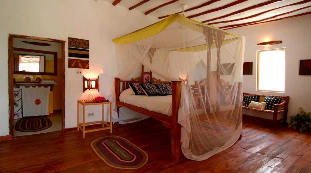 Une chambre de l'Hakuna Majiwe