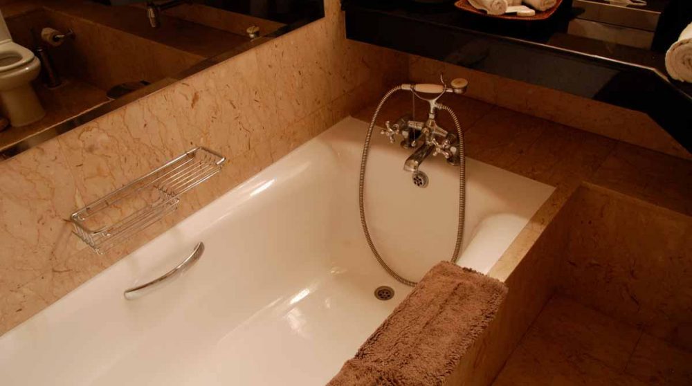 Baignoire au House of Waine