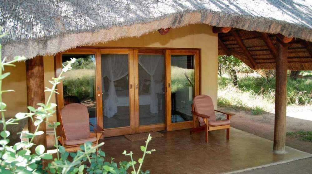 La terrasse d'une chambre au Jackalberry