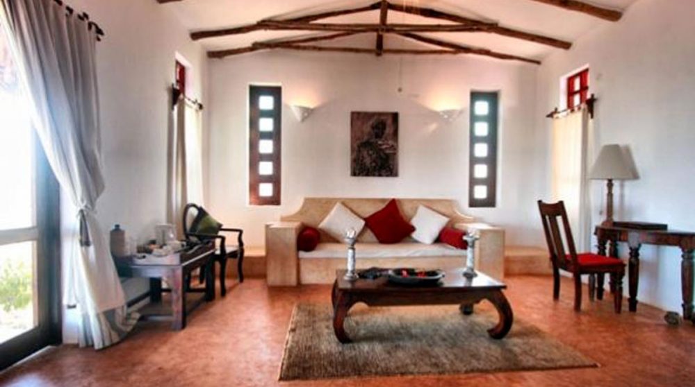 Salon dans une chambre au Kasha Boutique Hotel