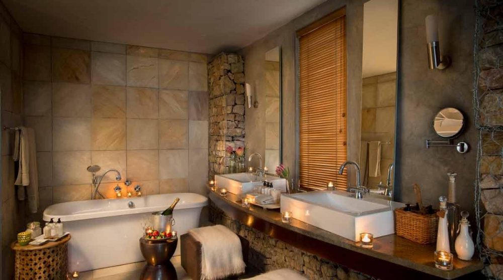 La salle de bains de Kwandwe Ecca Lodge