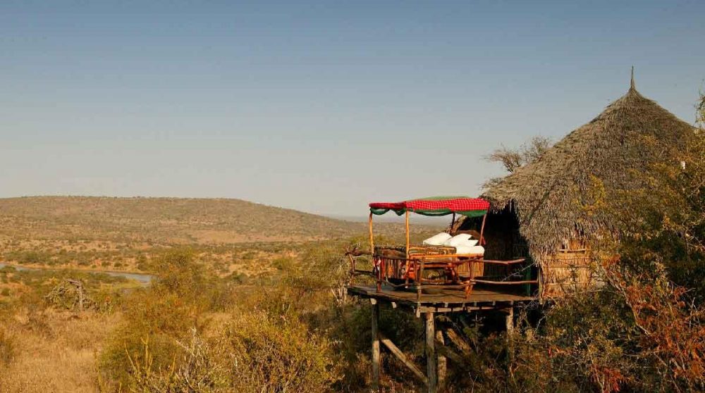 La vue depuis le Loisaba