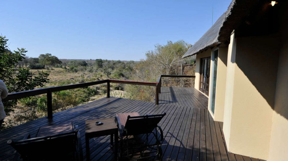 Terrasse d'une Luxury suite en Afrique du Sud