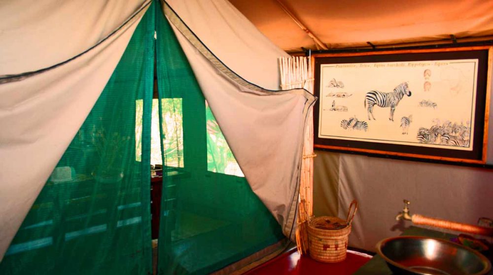 Une salle de bains au Mdonya Old River Camp