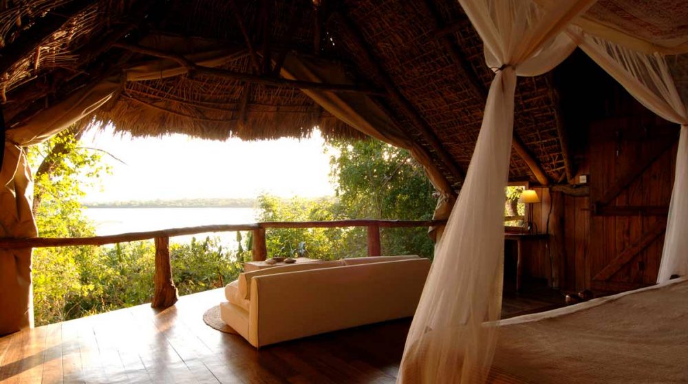 La vue depuis une chambre du Sand Rivers Selous