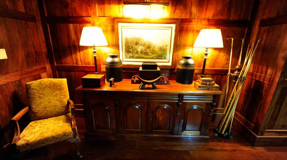 Décoration au Singita Sasakwa Lodge