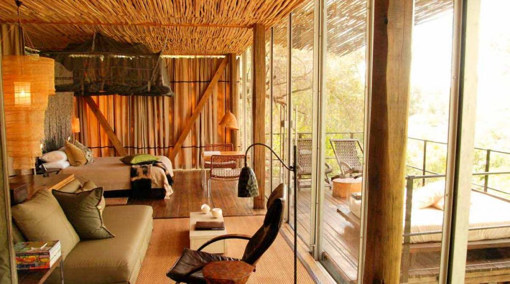 Une suite de l'hôtel au parc Kruger